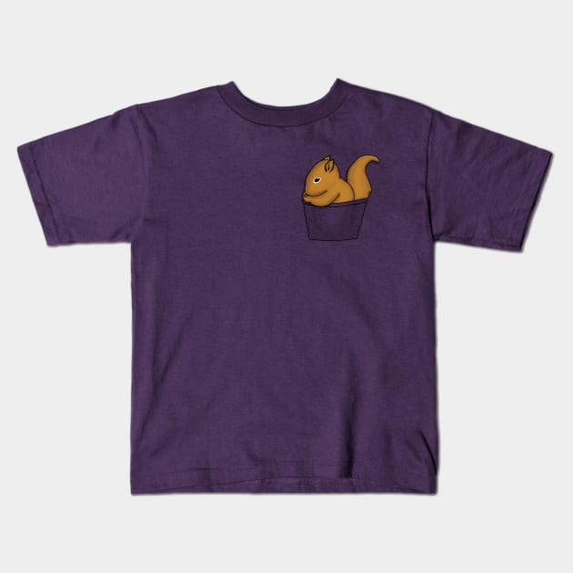 Squirrel to go Kids T-Shirt by MissAnthropic